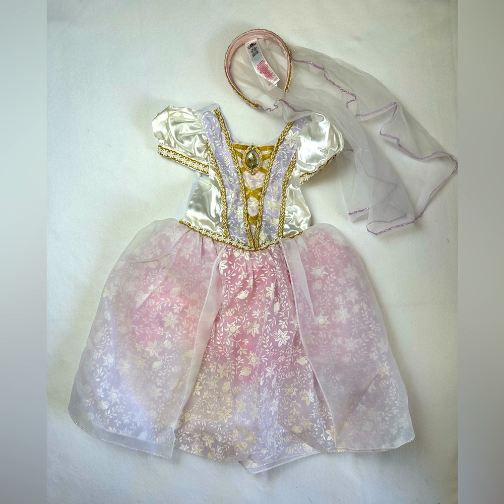 Official Disney Rapunzel Wedding Dress and Veil - 4